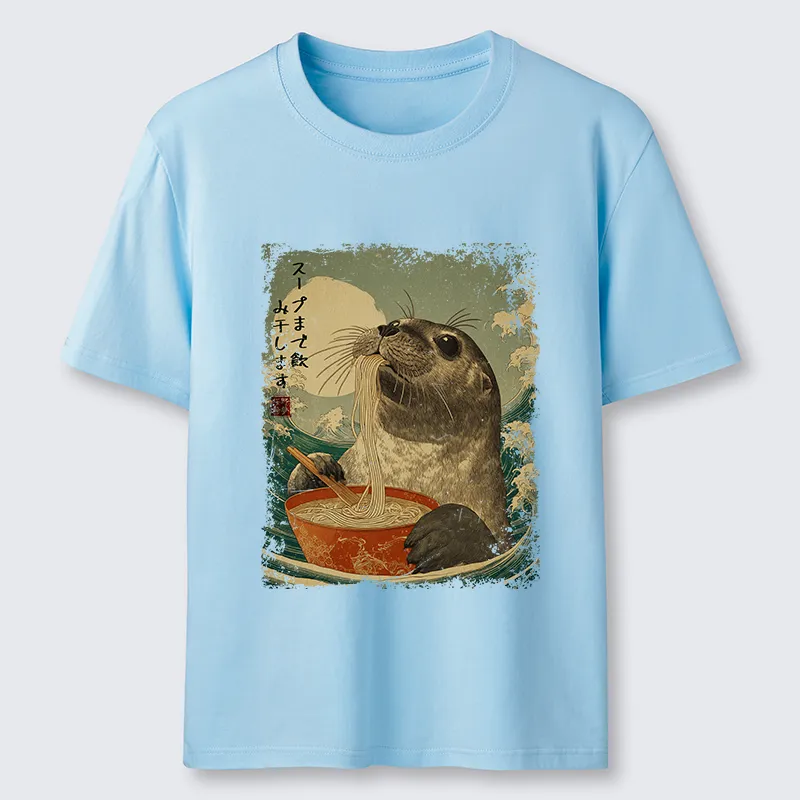 Tokyo-Tiger Slurp Like a Seal Classic T-Shirt