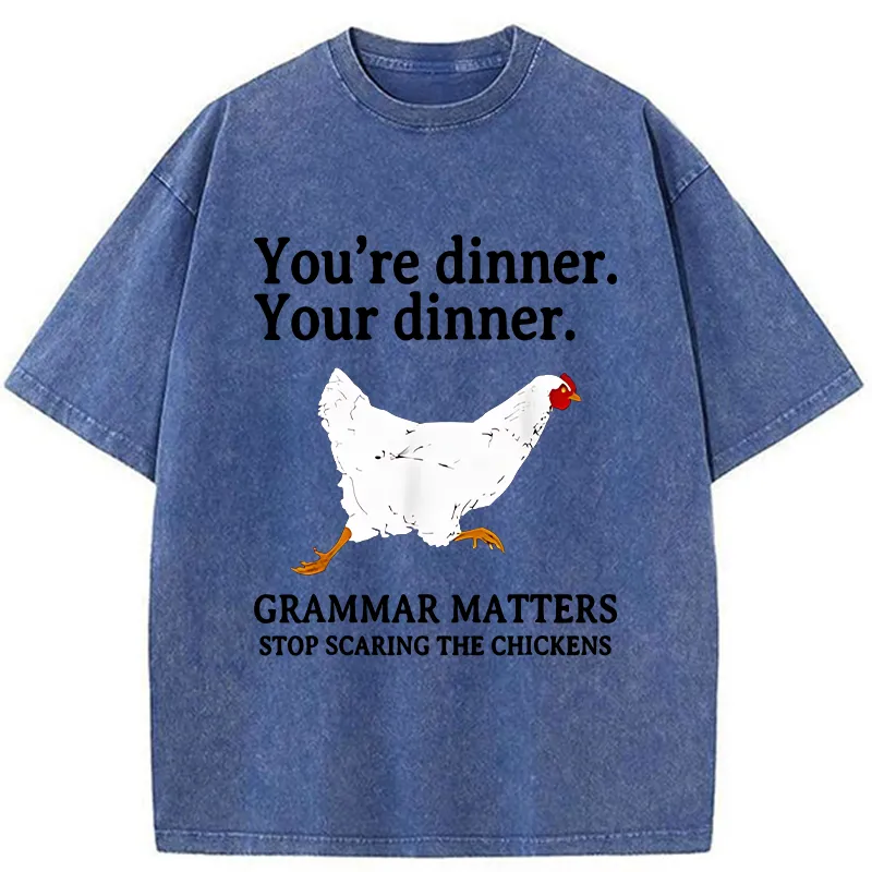 Tokyo-Tiger Don't Scare The Chickens Washed T-Shirt