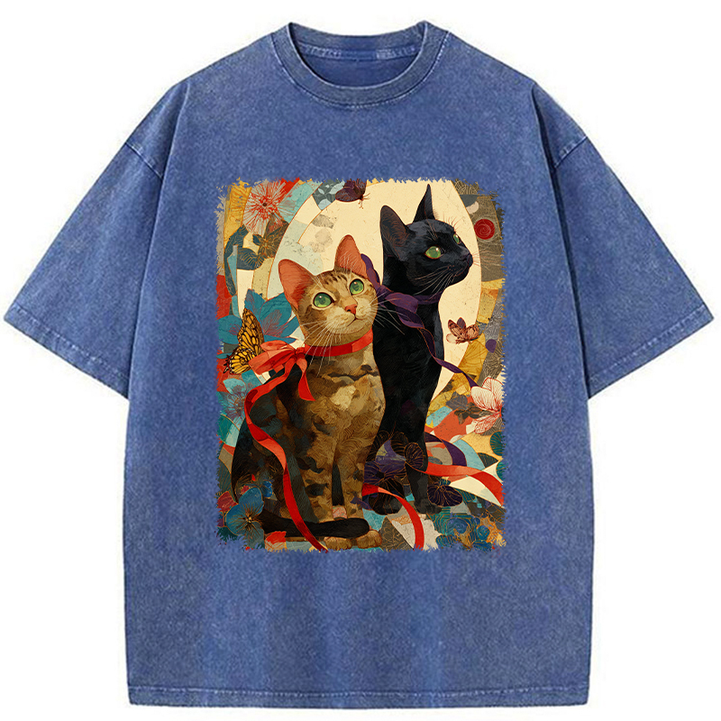 Tokyo-Tiger Ribbon Riot Washed T-Shirt