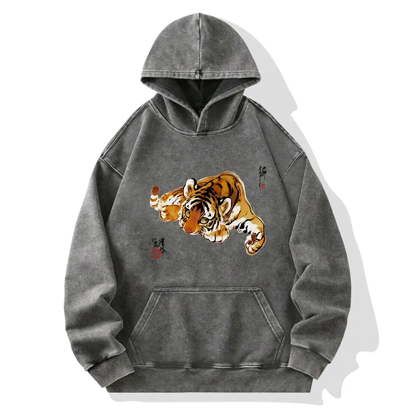 Tokyo-Tiger Tiger Cub Washed Hoodie