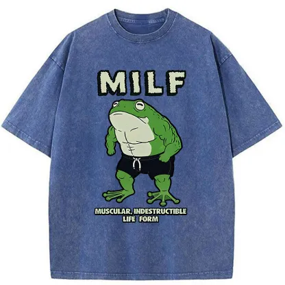 Tokyo-Tiger MILF Frog Washed T-Shirt
