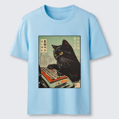 Tokyo-Tiger Cat Typing Classic T-Shirt