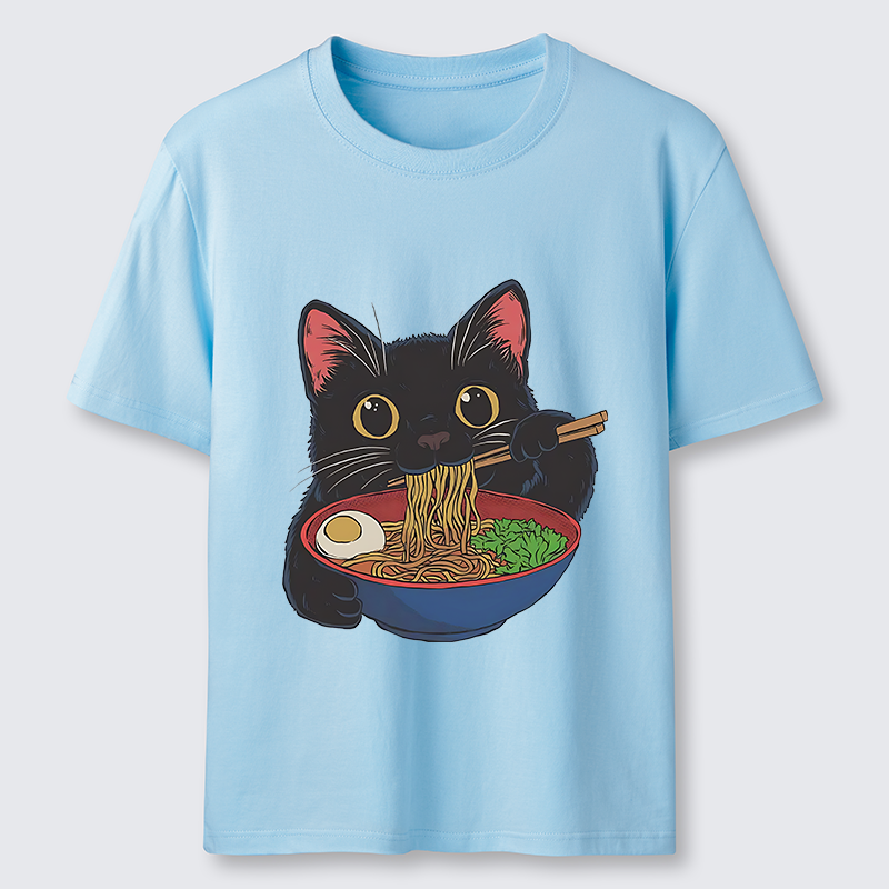 Tokyo-Tiger Black Cat Ate Japan Ramen Classic T-Shirt