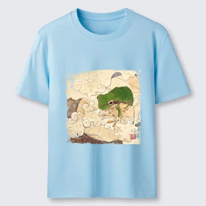 Tokyo-Tiger Vintage Frog Painting Classic T-Shirt