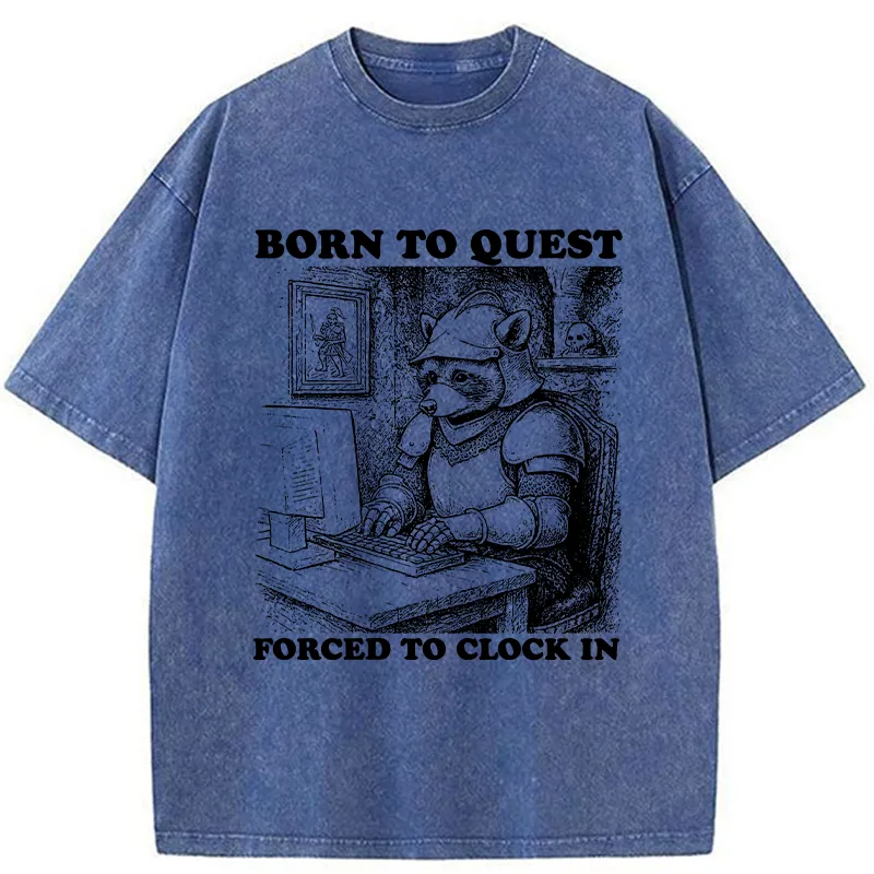 Tokyo-Tiger Loss Of Freedom Due To Work Washed T-Shirt