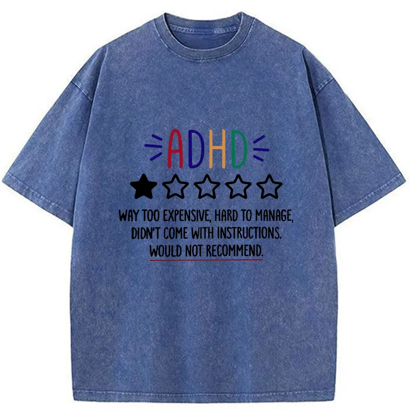 Tokyo-Tiger Evaluate ADHD Washed T-Shirt