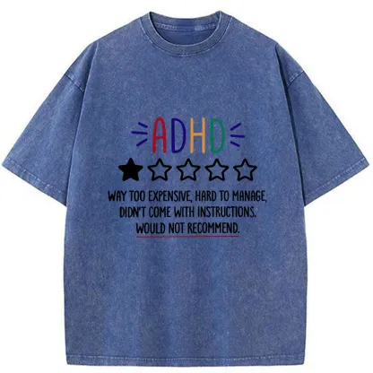 Tokyo-Tiger Evaluate ADHD Washed T-Shirt