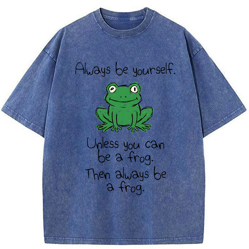 Tokyo-Tiger You Can Also Be A Frog Washed T-Shirt