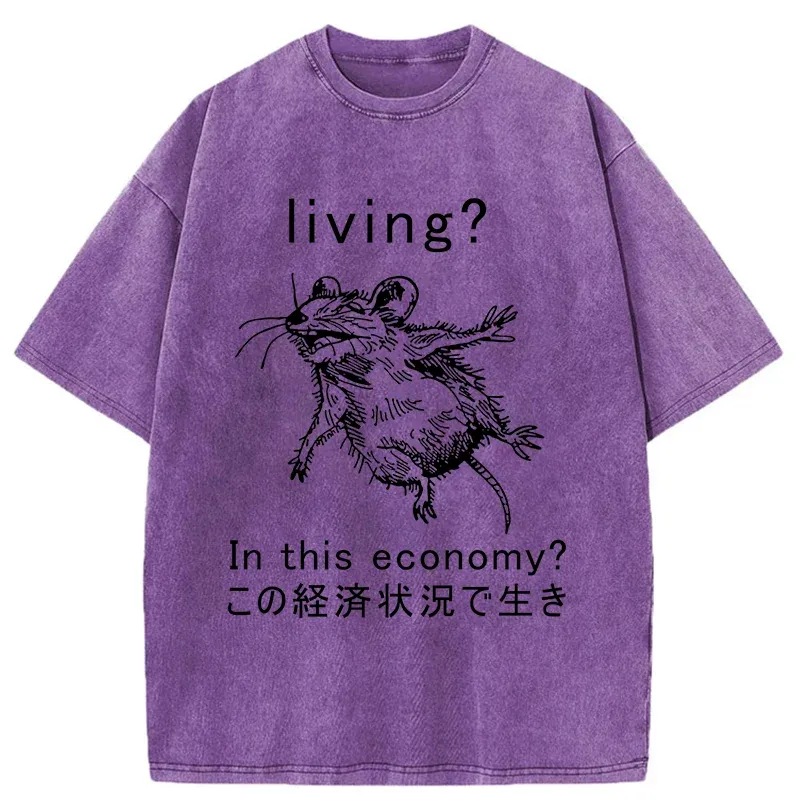 Tokyo-Tiger Dying Rat Japanese Washed T-Shirt
