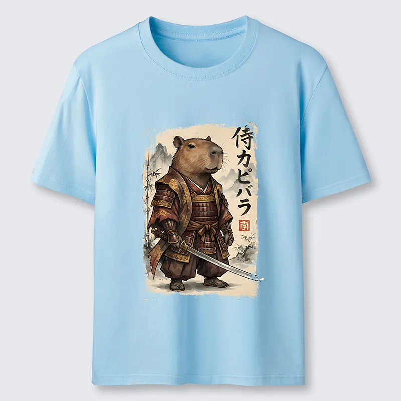 Tokyo-Tiger Samurai Capybara Classic T-Shirt
