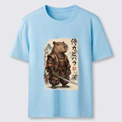 Tokyo-Tiger Samurai Capybara Classic T-Shirt