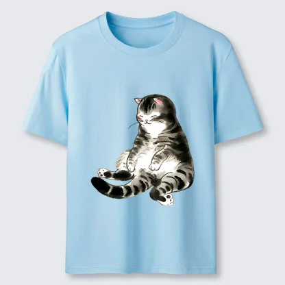 Tokyo-Tiger Ink Painting Cute Cat Classic T-Shirt