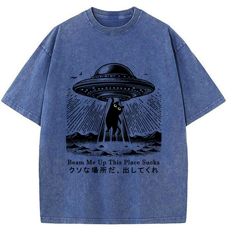 Tokyo-Tiger Please Take Me Away Washed T-Shirt