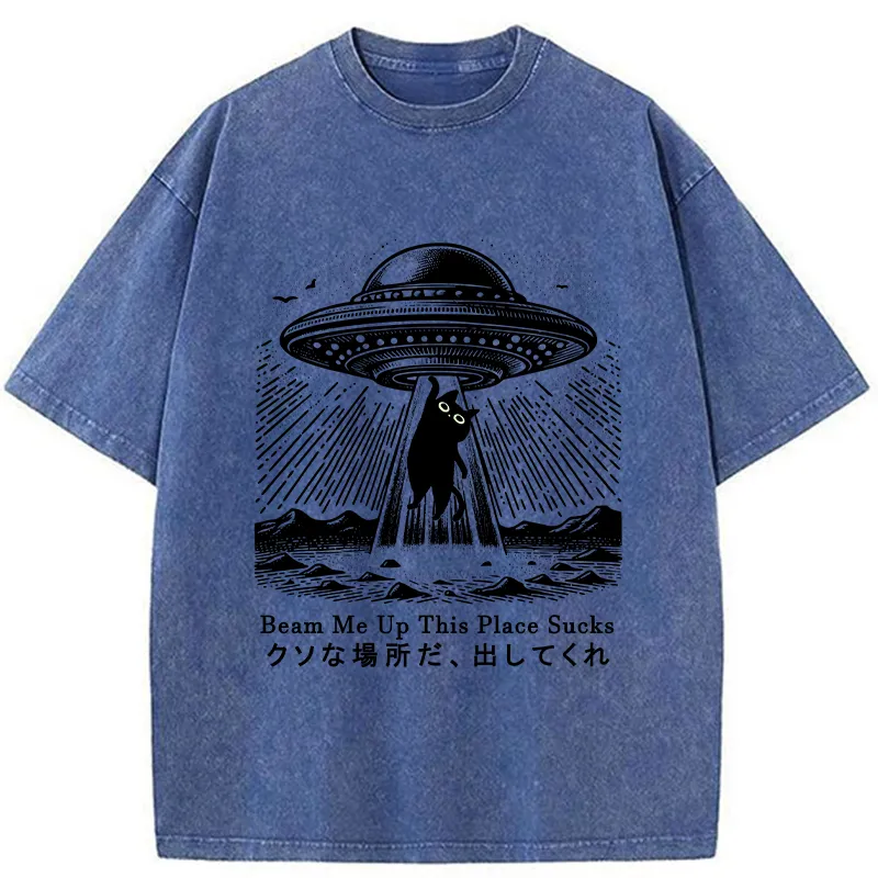 Tokyo-Tiger Please Take Me Away Washed T-Shirt