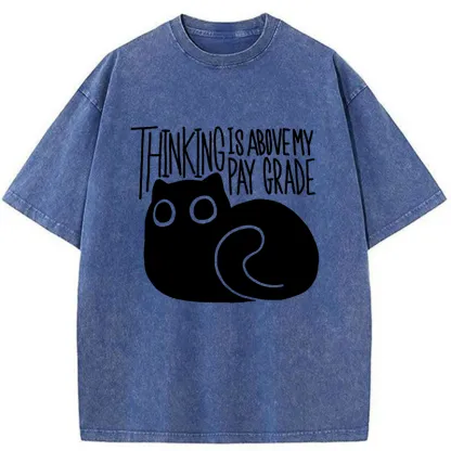 Tokyo-Tiger Thinking Crash Cat Washed T-Shirt