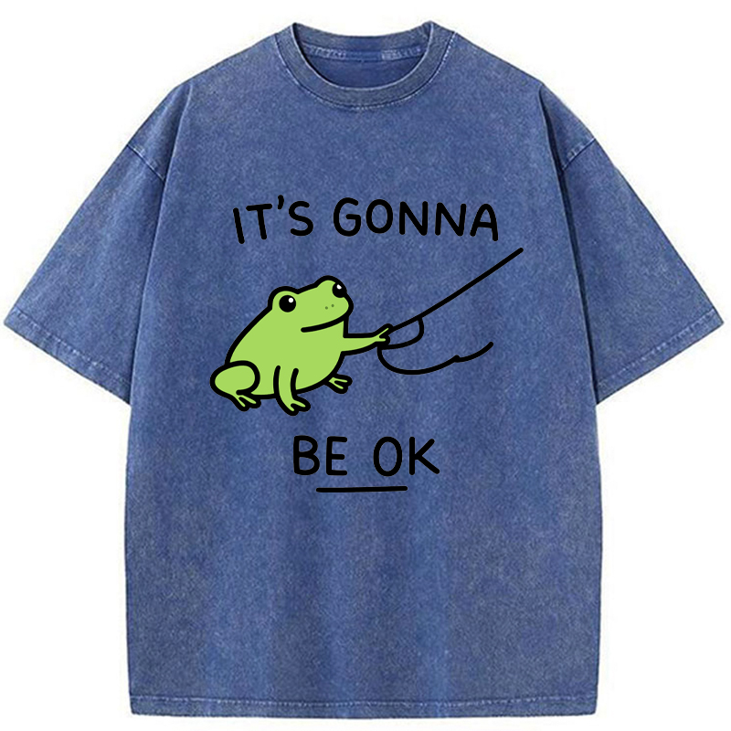 Tokyo-Tiger It's Gonna Be Okay Washed T-Shirt