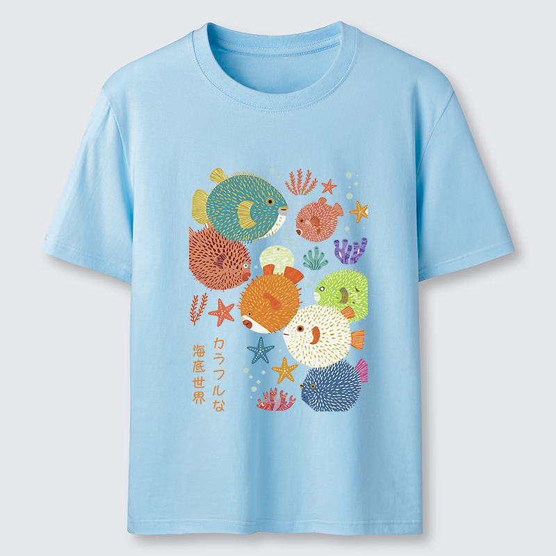 Tokyo-Tiger Japanese Fish Kanji Classic T-Shirt