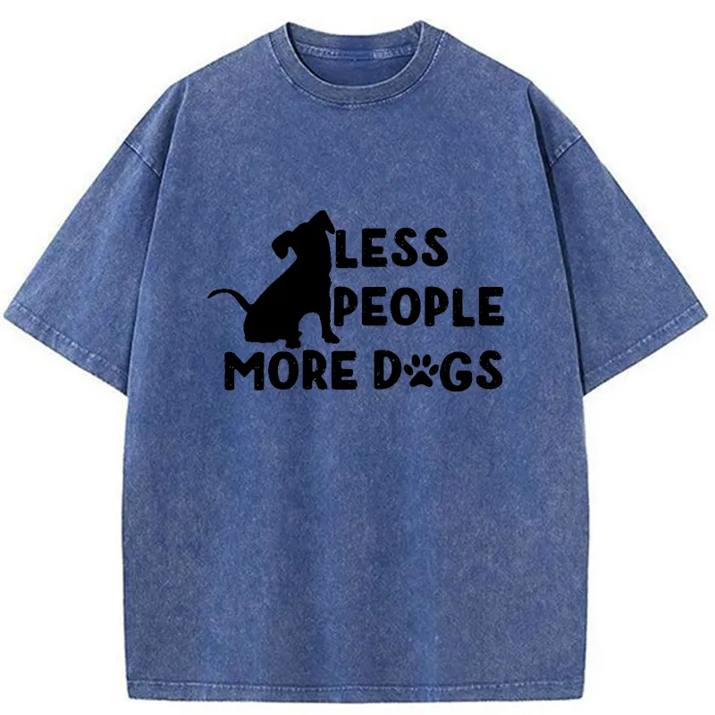 Tokyo-Tiger Fewer People More Dogs Washed T-Shirt