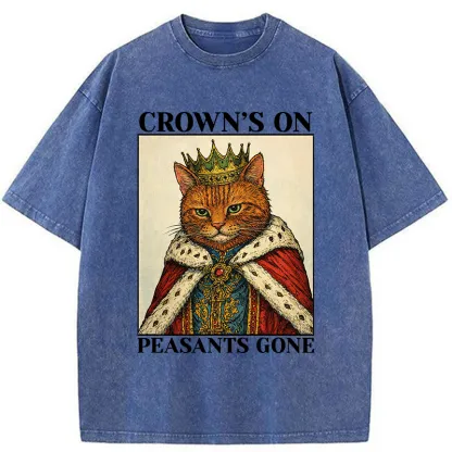 Tokyo-Tiger Today I Am My Own King Washed T-Shirt