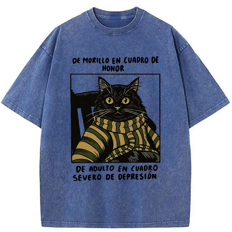 Tokyo-Tiger Life Of Contrast Washed T-Shirt