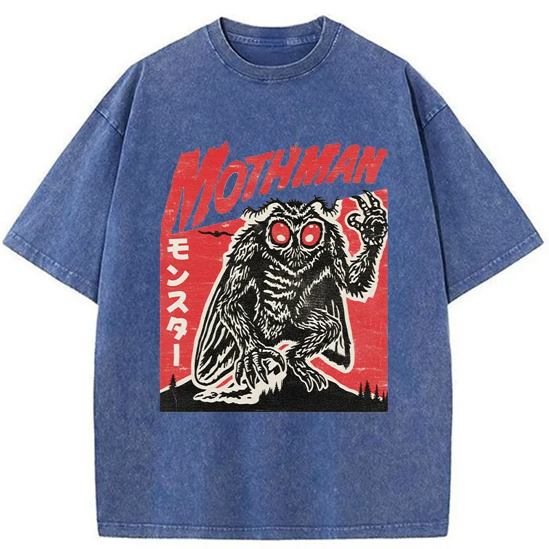 Tokyo-Tiger Retro Mothman Washed T-Shirt