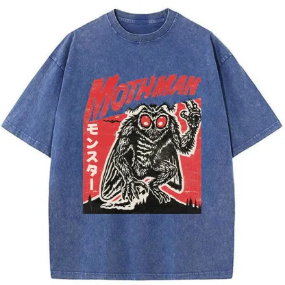 Tokyo-Tiger Retro Mothman Washed T-Shirt
