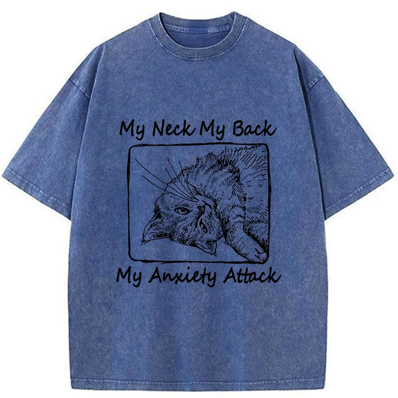 Tokyo-Tiger Cat That Has Lost All Will To Live Washed T-Shirt