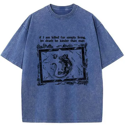 Tokyo-Tiger Mouse's Last Wish Washed T-Shirt