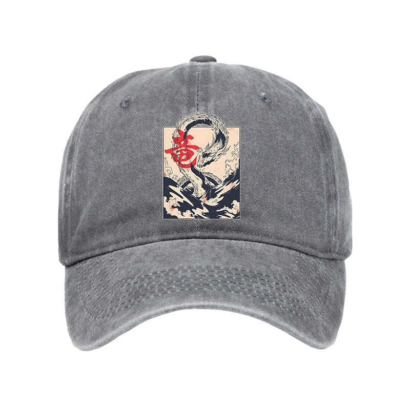 Tokyo-Tiger Sea Dragon Japanese Washed Cap Sale