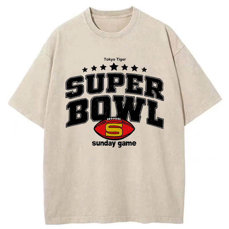 Tokyo-Tiger The Sunday Game Washed T-Shirt