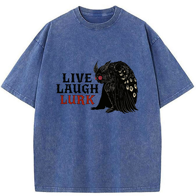 Tokyo-Tiger Mothman In The Shadows Washed T-Shirt