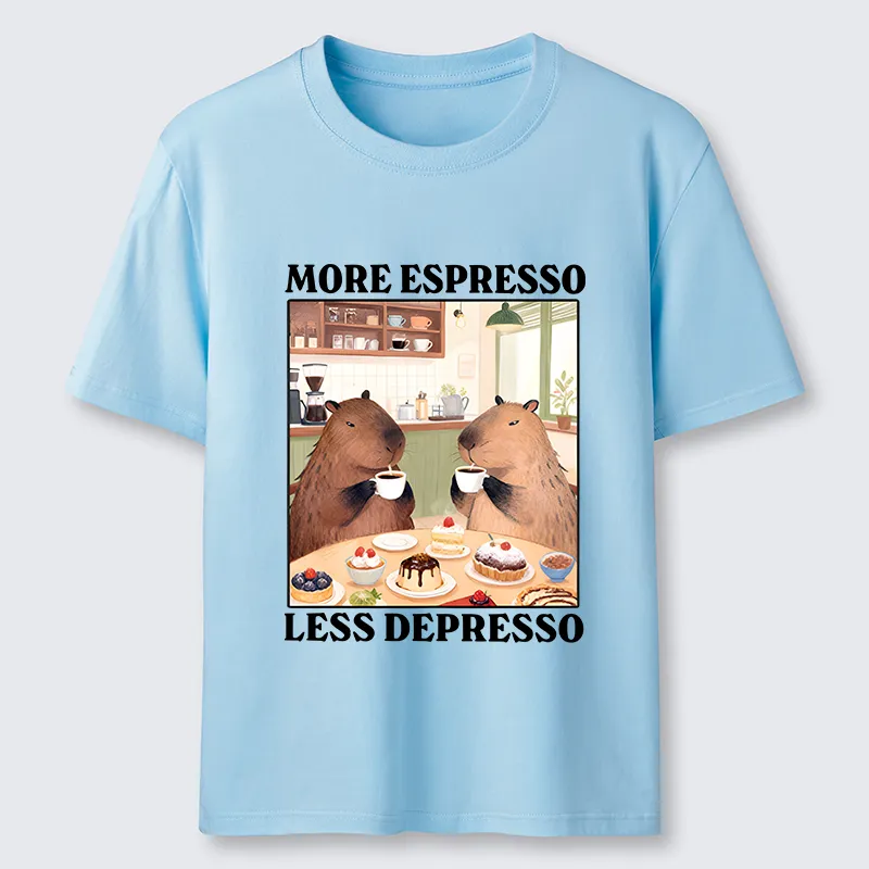 Tokyo-Tiger Capybaras Drink More Coffee Classic T-Shirt