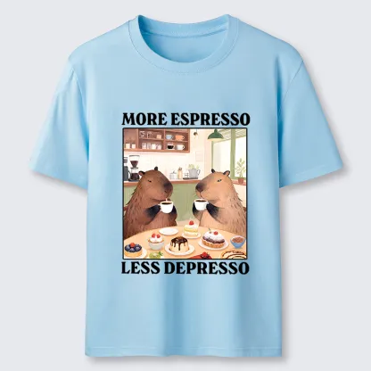 Tokyo-Tiger Capybaras Drink More Coffee Classic T-Shirt