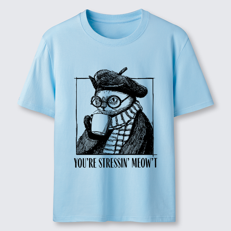 Tokyo-Tiger Cat Café：Sip, Don’t Stress Classic T-Shirt