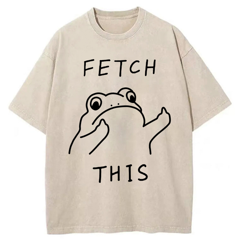 Tokyo-Tiger Fetch This Frog Washed T-Shirt