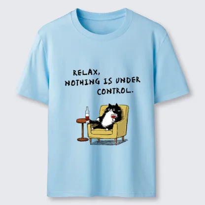 Tokyo-Tiger Unavailable Cat: Nothing Is Under Control Classic T-Shirt