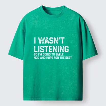 Tokyo-Tiger Indifferent To Everything Washed T-Shirt