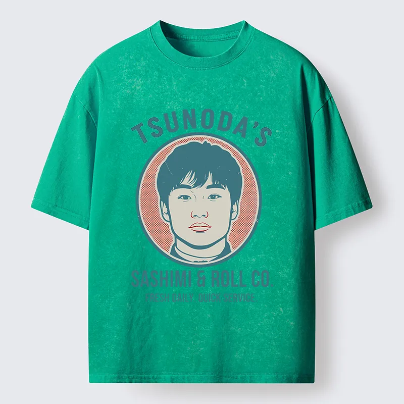 Tokyo-Tiger Sashimi & Roll Co. Washed T-Shirt