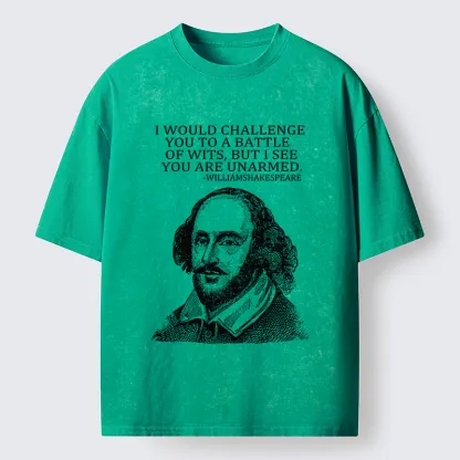 Tokyo-Tiger Your Intelligence Is Inferior To Mine Washed T-Shirt