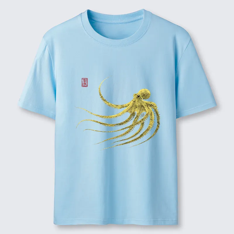 Tokyo-Tiger Retro Octopus Japanese Classic T-Shirt