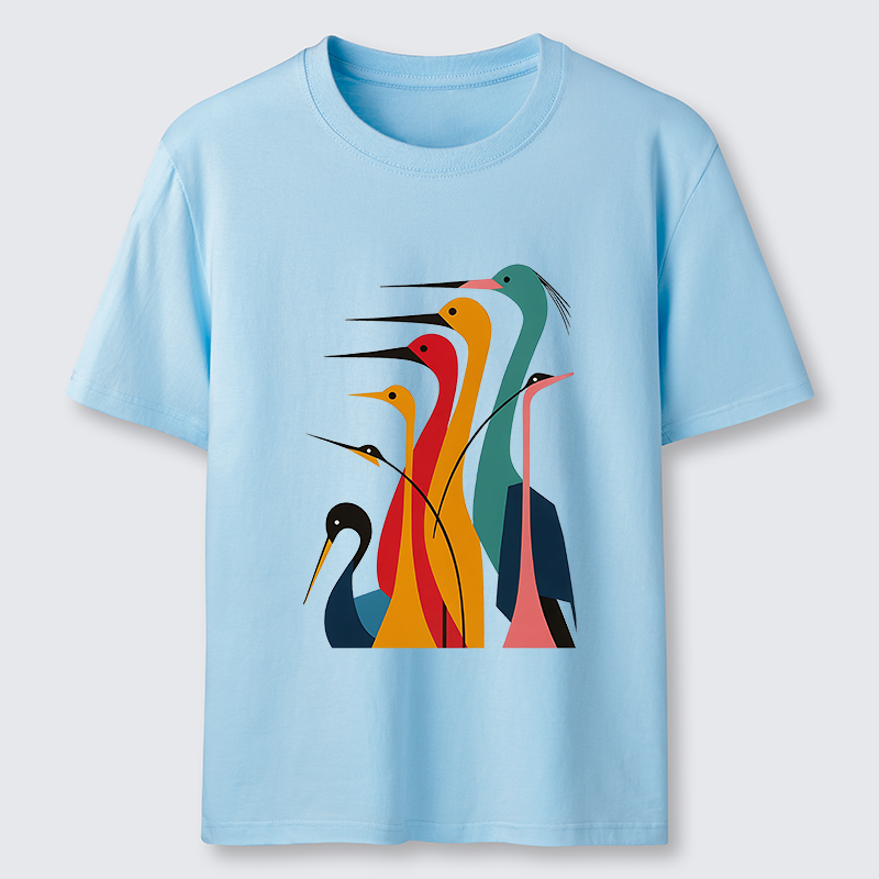 Tokyo-Tiger Various Types Of Cranes Classic T-Shirt