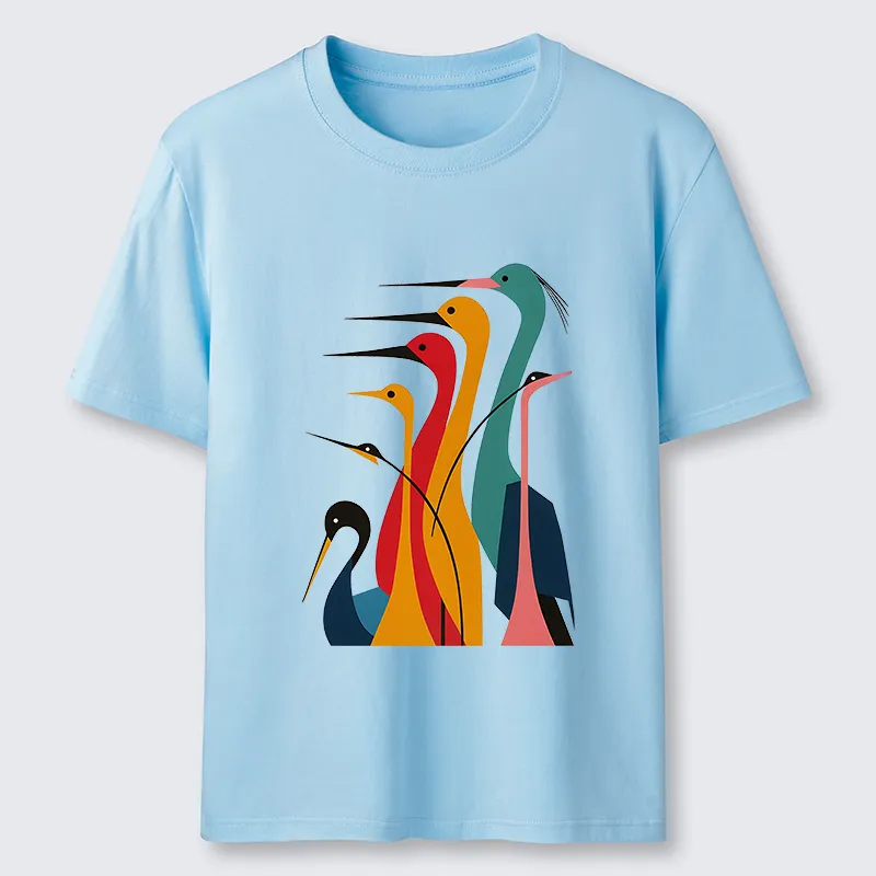 Tokyo-Tiger Various Types Of Cranes Classic T-Shirt