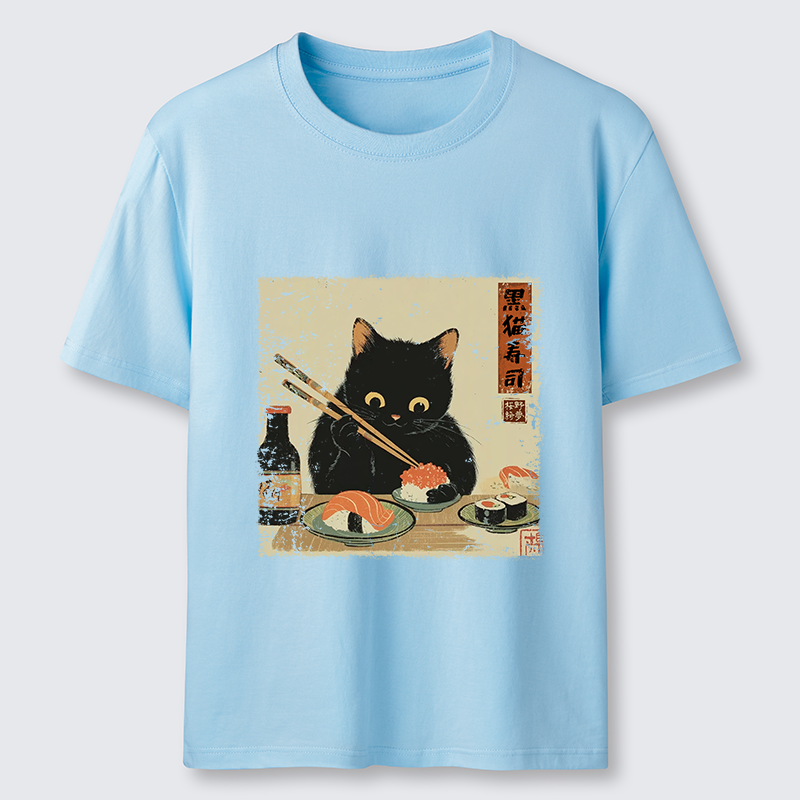 Tokyo-Tiger Meow Sushi Time Classic T-Shirt