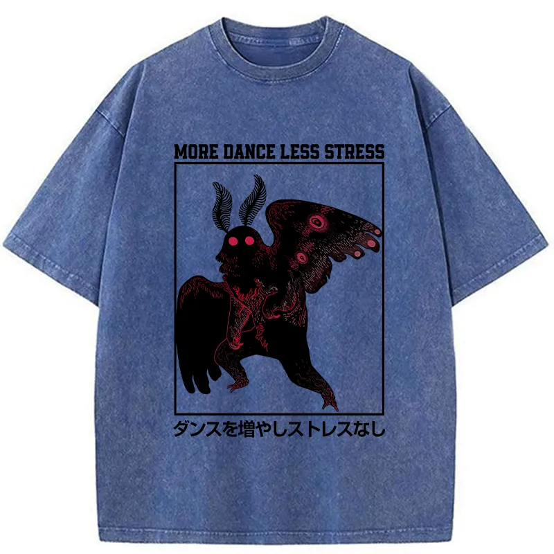 Tokyo-Tiger More Dance Less Stress Washed T-Shirt