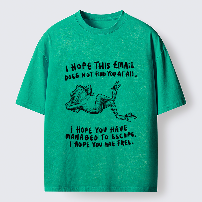 Tokyo-Tiger I Hope You Can Be Free Washed T-Shirt