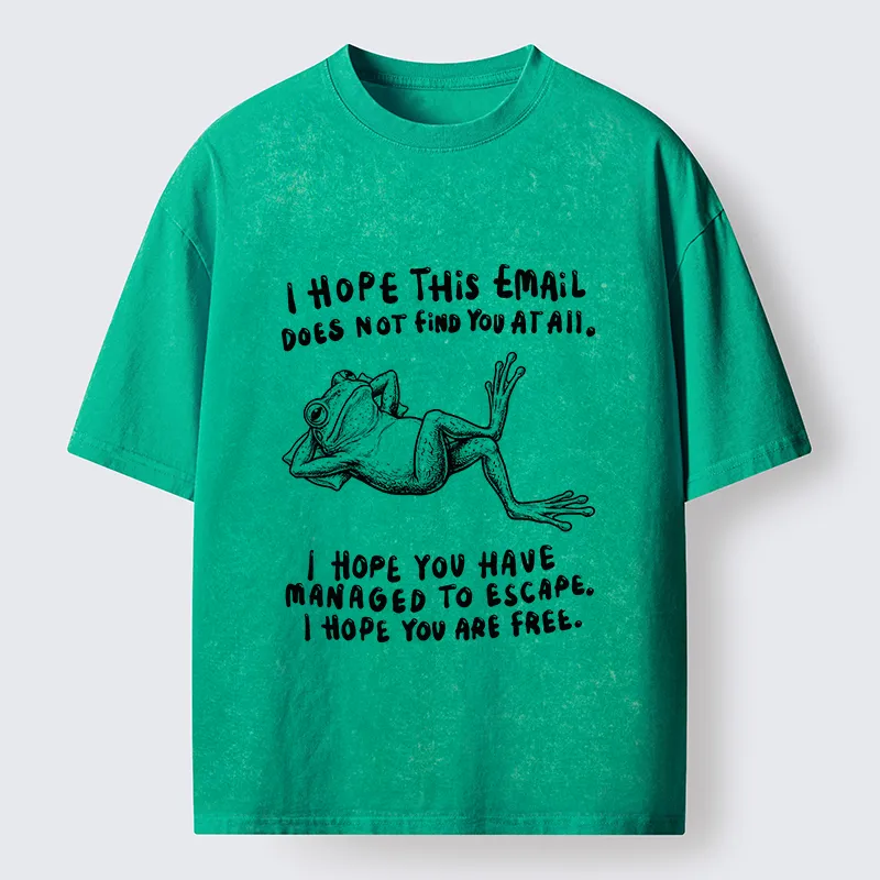 Tokyo-Tiger I Hope You Can Be Free Washed T-Shirt