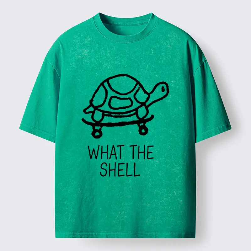 Tokyo-Tiger Funny Turtle Washed T-Shirt