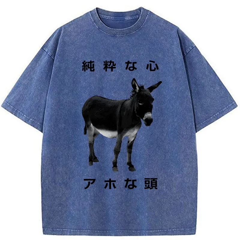Tokyo-Tiger Pure Of Heart Washed T-Shirt