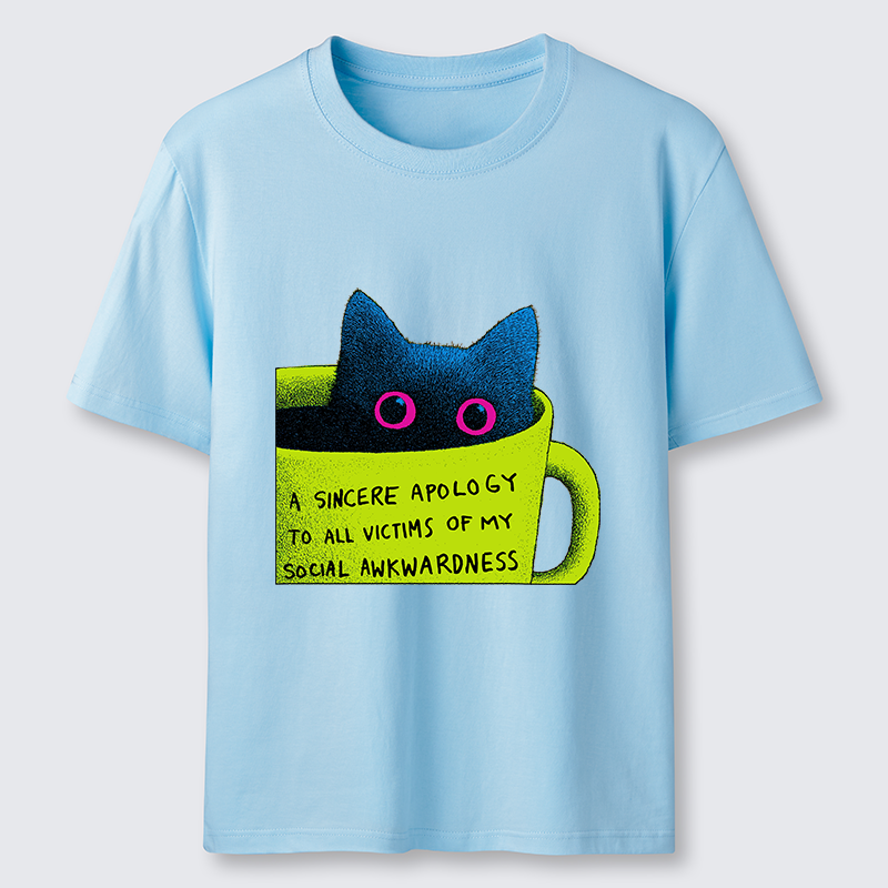 Tokyo-Tiger Social Awkward Cat Classic T-Shirt