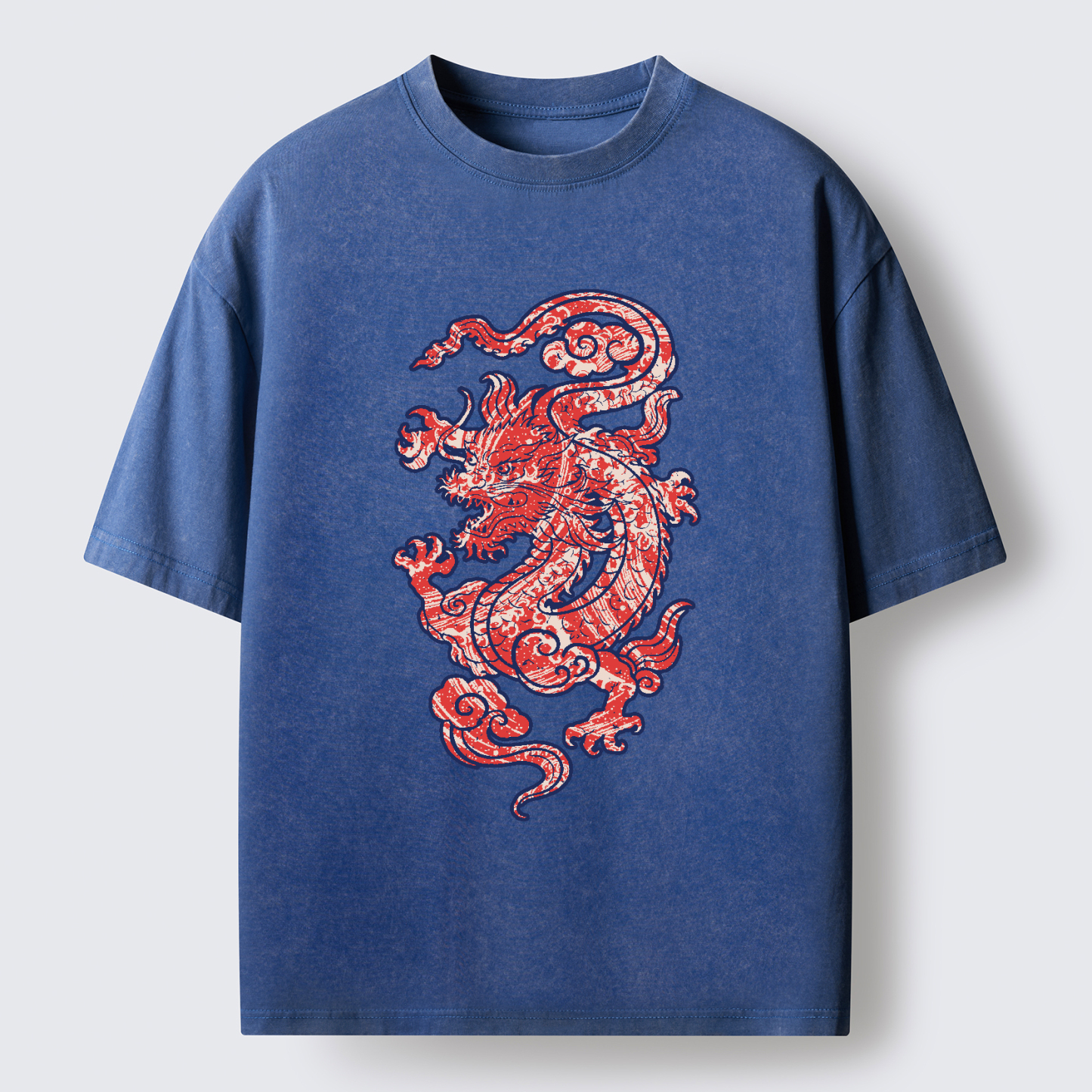 Tokyo-Tiger Crimson Dragon Washed T-Shirt